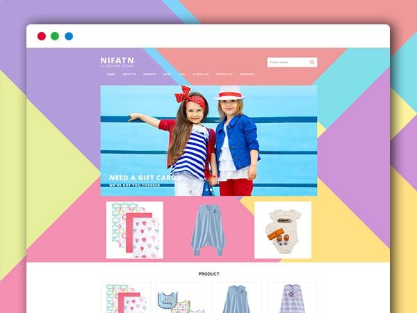 易优CMS电子商务外贸网站英文童装PHP网站源码