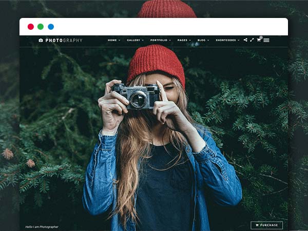WordPress响应式摄影拍摄相册图片WP网站模版 Photography v6.4.1主题